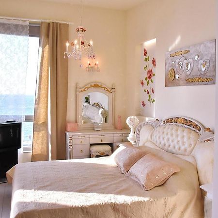 Sea View Beachfront Villa Maria Gouves Esterno foto